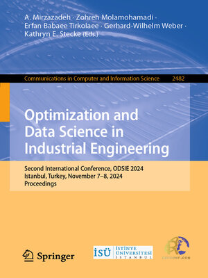 cover image of Optimization and Data Science in Industrial Engineering
